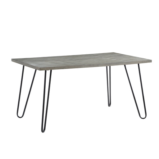 Keene Dining Table in Gray/Metal - 5817-60 - FAMSA Furniture (TX)