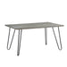 Keene Dining Table in Gray/Metal - 5817-60 - FAMSA Furniture (TX)