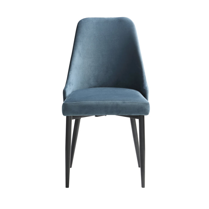Keene 5pc Set (TB+4S) in Blue/Gray/Metal - 5817-60*5BU - FAMSA Furniture (TX)