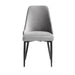 Keene Side Chair in Gray/Metal - 5817GYS - FAMSA Furniture (TX)
