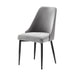 Keene Side Chair in Gray/Metal - 5817GYS - FAMSA Furniture (TX)