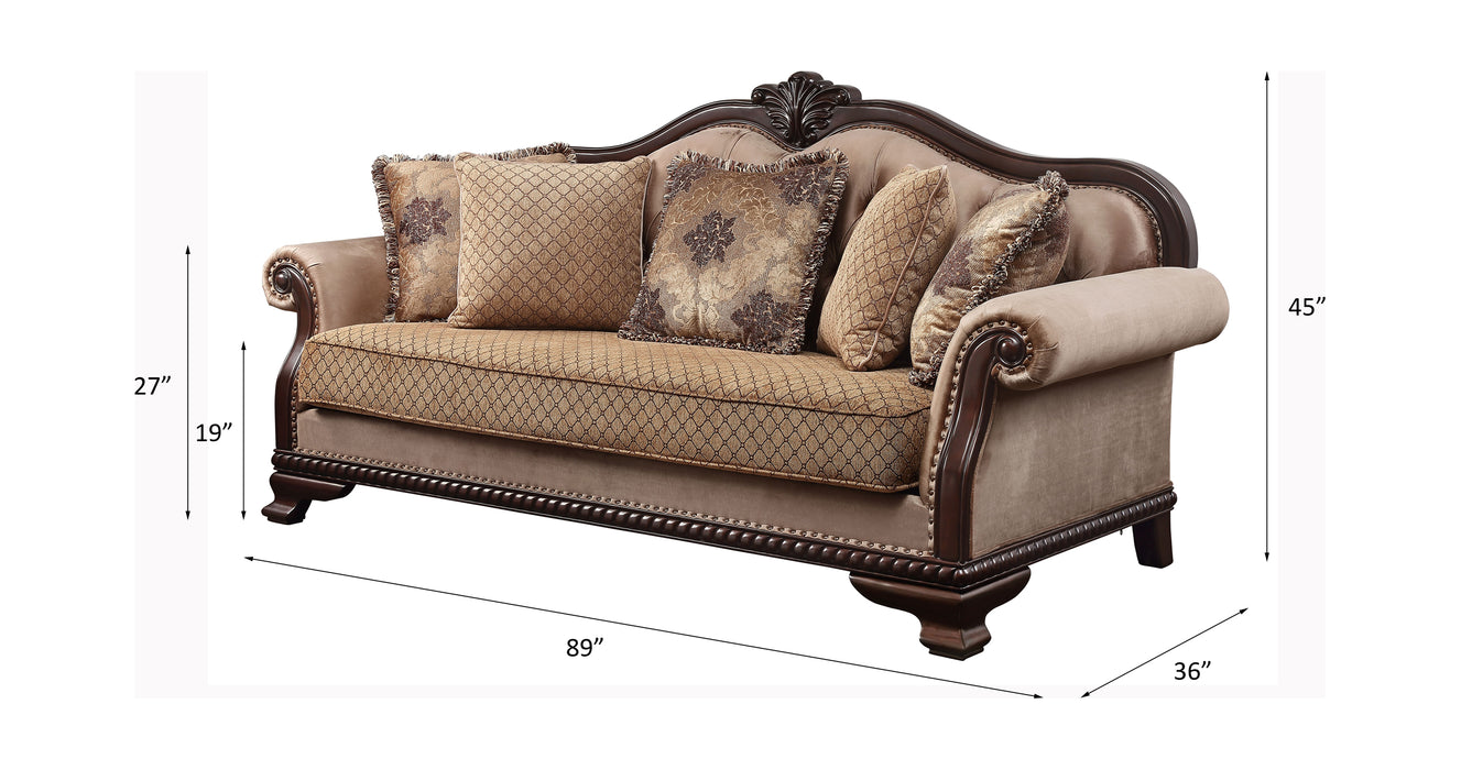 Chateau De Ville Sofa w/5 Pillows(Same LV01588) - Image 5