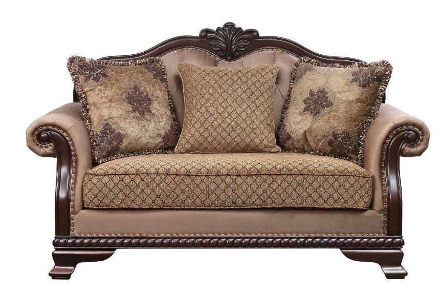 Chateau De Ville Loveseat w/3 Pillows(Same LV01589) - Image 4