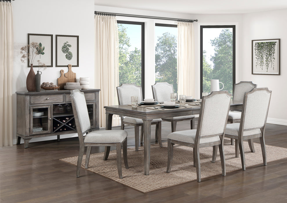 Garner Side Chair in Gray/Brown - 5827S - FAMSA Furniture (TX)