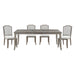 Garner 5pc Set (TB+4S) in Brown/Gray - 5827-78*5 - FAMSA Furniture (TX)