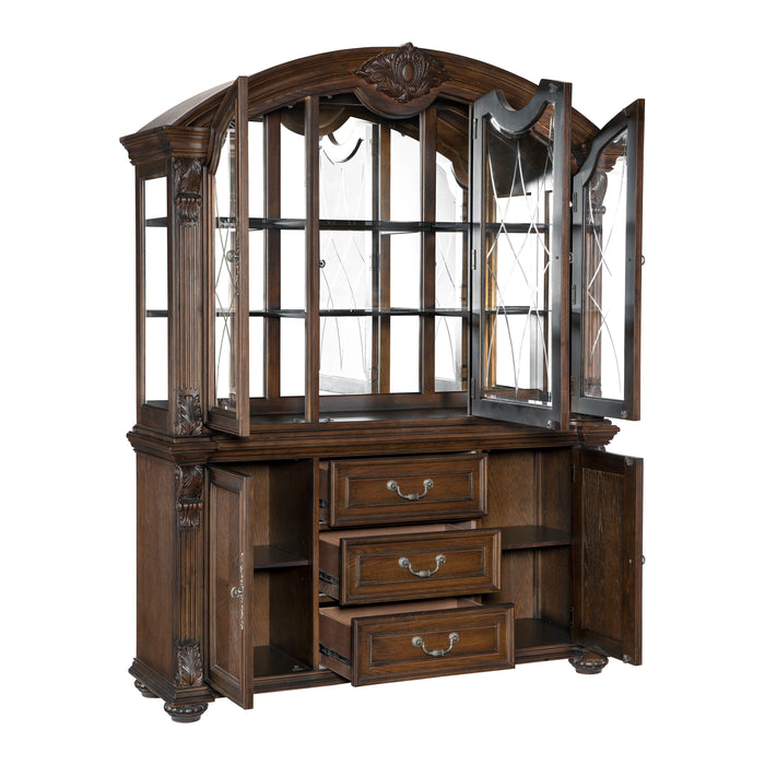 Bergen (2) Buffet & Hutch in Oak - 5829-50* - FAMSA Furniture (TX)
