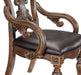 Bergen Arm Chair in Brown/Oak - 5829A - FAMSA Furniture (TX)