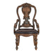 Bergen Arm Chair in Brown/Oak - 5829A - FAMSA Furniture (TX)