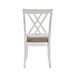 Brunson Side Chair in White/Brown - 5865S - FAMSA Furniture (TX)