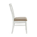 Brunson Side Chair in White/Brown - 5865S - FAMSA Furniture (TX)