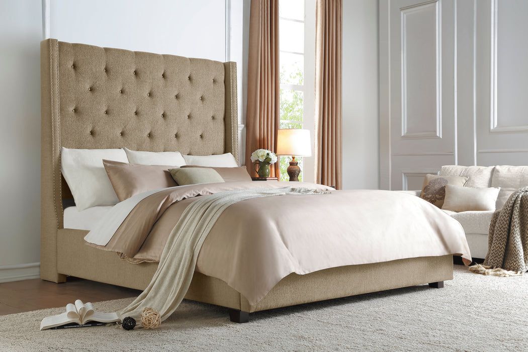 Fairborn Full Platform Bed in Brown - 5877FBR-1 - FAMSA Furniture (TX)