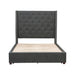 Fairborn Eastern King Platform Bed with Storage Footboard in Gray - 5877KGY-1EKDW - FAMSA Furniture (TX)