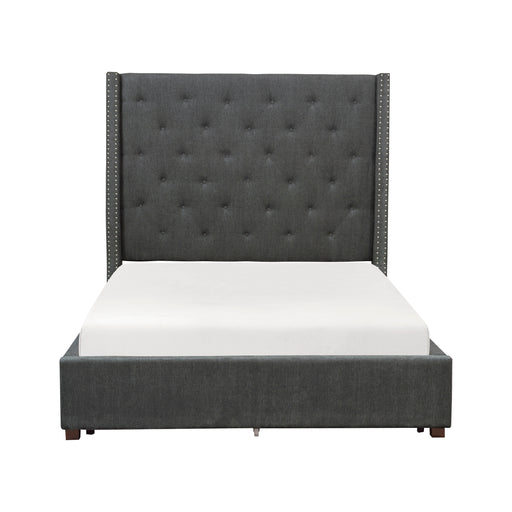 Fairborn Eastern King Platform Bed in Gray - 5877KGY-1EK - FAMSA Furniture (TX)