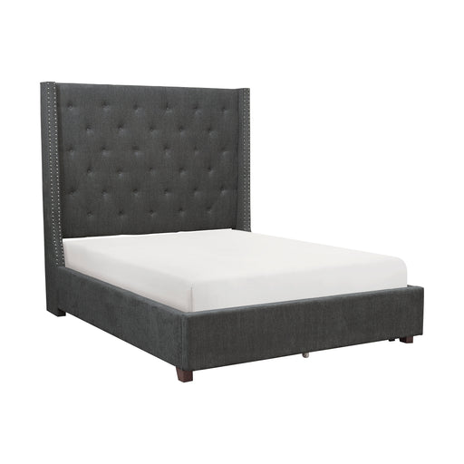 Fairborn Eastern King Platform Bed in Gray - 5877KGY-1EK - FAMSA Furniture (TX)