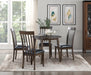 Rutland Side Chair in Black/Espresso - 5890S - FAMSA Furniture (TX)