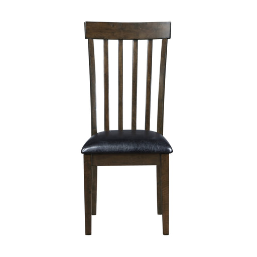 Rutland Side Chair in Black/Espresso - 5890S - FAMSA Furniture (TX)