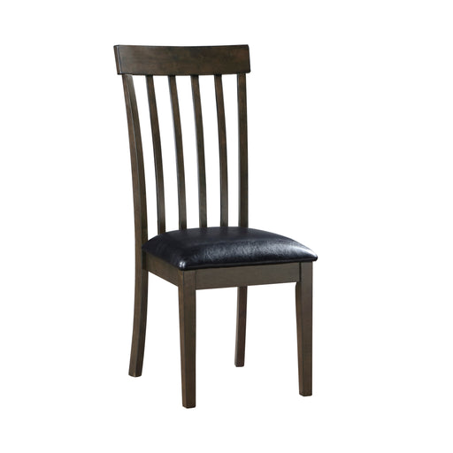 Rutland Side Chair in Black/Espresso - 5890S - FAMSA Furniture (TX)