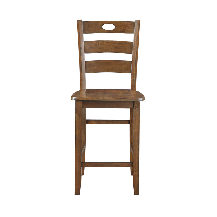 Stowe 5-Piece Pack Counter Height Set in Walnut - 5891-36 - FAMSA Furniture (TX)