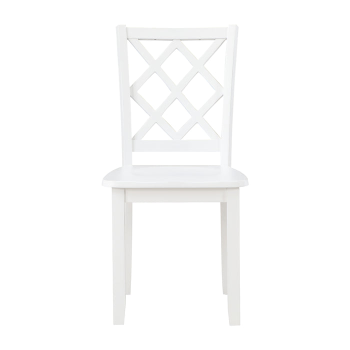 Astoria 5-Piece Pack Dinette Set in White - 5892WT - FAMSA Furniture (TX)
