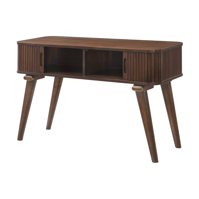 Monroe Sofa Table in Brown/Walnut - 5901-05 - FAMSA Furniture (TX)