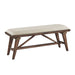 Monroe Bench in Brown/Walnut - 5901-13N - FAMSA Furniture (TX)
