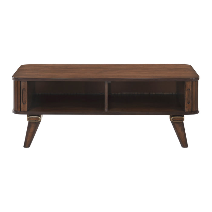 Monroe Cocktail Table in Brown/Walnut - 5901-30 - FAMSA Furniture (TX)