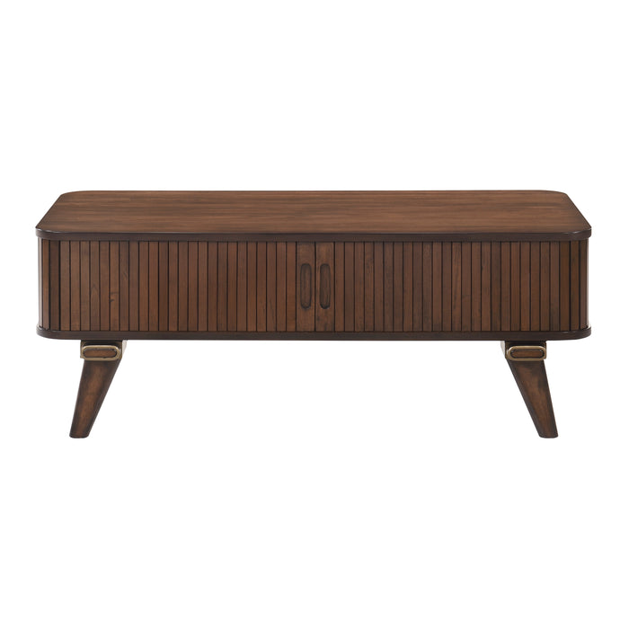 Monroe Cocktail Table in Brown/Walnut - 5901-30 - FAMSA Furniture (TX)