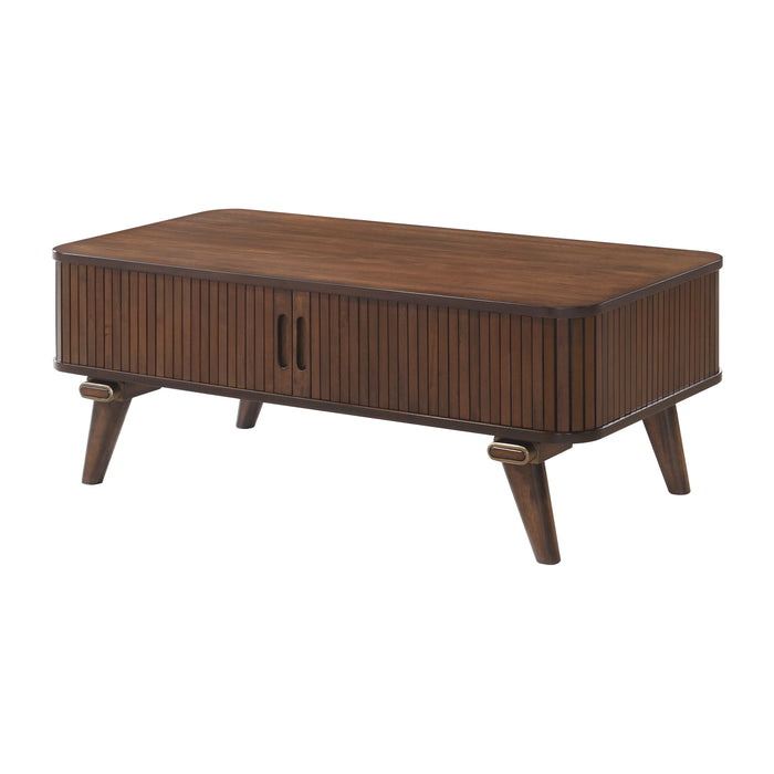 Monroe Cocktail Table in Brown/Walnut - 5901-30 - FAMSA Furniture (TX)