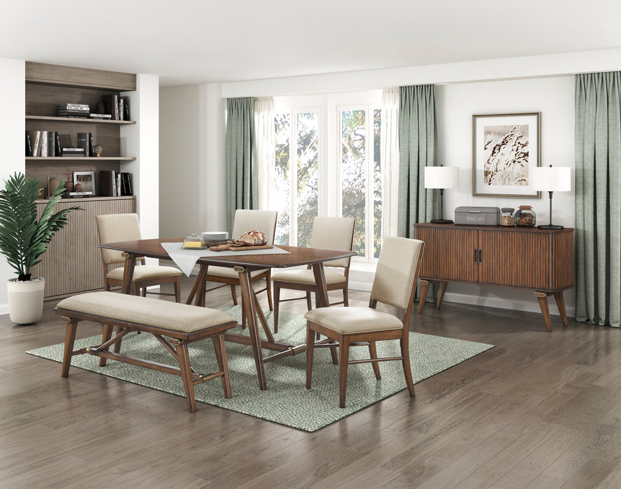 Monroe Server in Brown/Walnut - 5901-40 - FAMSA Furniture (TX)