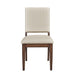 Monroe Side Chair in Brown/Walnut - 5901-S2N - FAMSA Furniture (TX)