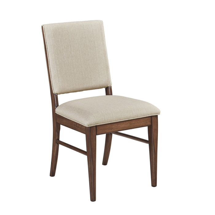 Monroe Side Chair in Brown/Walnut - 5901-S2N - FAMSA Furniture (TX)