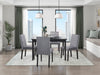 Andreas Side Chair in Black/Gray - 5902S - FAMSA Furniture (TX)