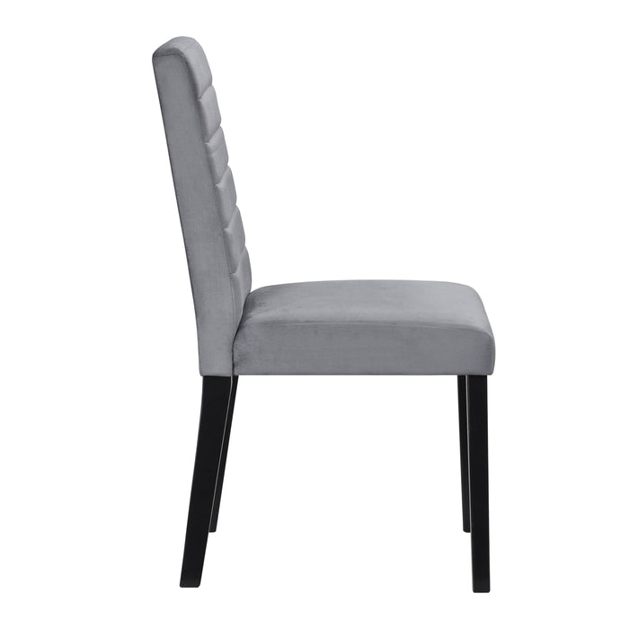 Andreas Side Chair in Black/Gray - 5902S - FAMSA Furniture (TX)