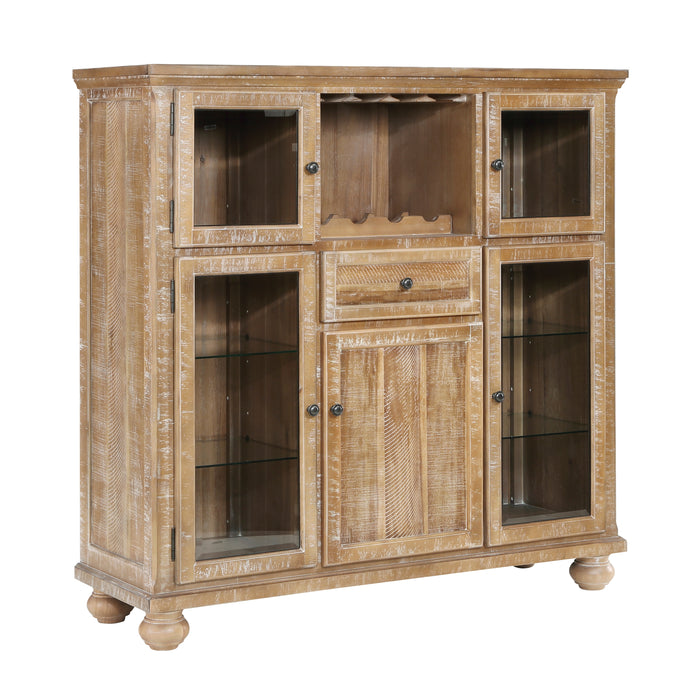 Weatherford Curio in Brown/Natural - 5904NF-50 - FAMSA Furniture (TX)