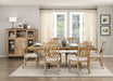Weatherford Side Chair in Brown/Natural/Gray - 5904NF-S2 - FAMSA Furniture (TX)