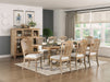 Weatherford Side Chair in Brown/Natural/Gray - 5904NF-S2 - FAMSA Furniture (TX)
