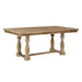 Weatherford 5pc Set (TB+4S) in Brown/Natural/Gray - 5904NF-90*5 - FAMSA Furniture (TX)