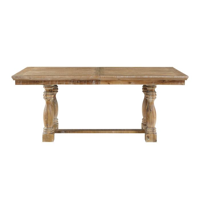 Weatherford 5pc Set (TB+4S) in Brown/Natural/Gray - 5904NF-90*5 - FAMSA Furniture (TX)