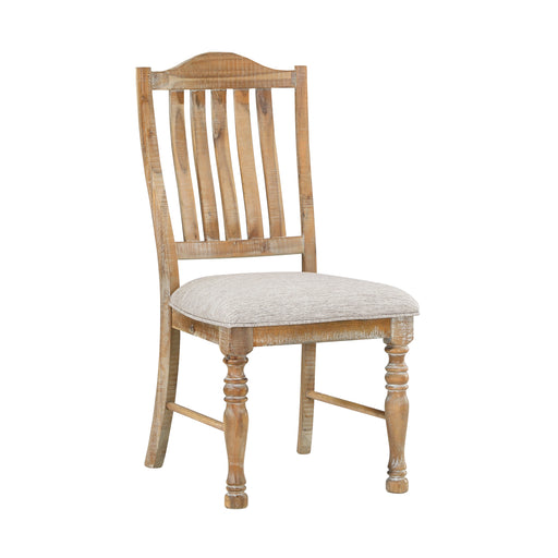 Weatherford Side Chair in Brown/Natural/Gray - 5904NF-S2 - FAMSA Furniture (TX)