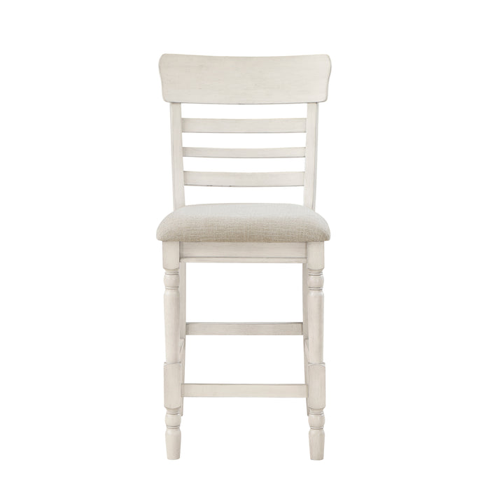 Alburgh Counter Height Chair in Gray/White - 5906WH-24 - FAMSA Furniture (TX)