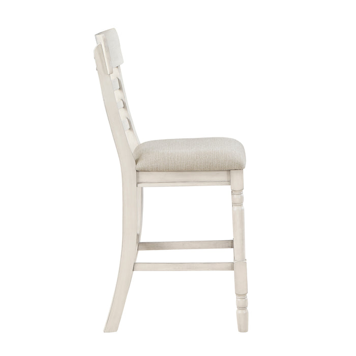 Alburgh Counter Height Chair in Gray/White - 5906WH-24 - FAMSA Furniture (TX)