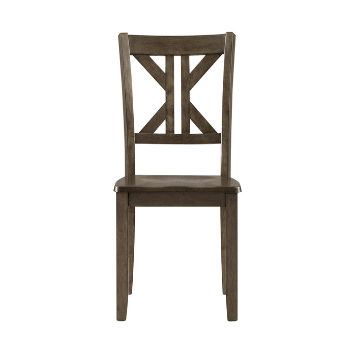 Rivera 5-Piece Pack Dinette Set in Brown/Charcoal - 5907CH-5P - FAMSA Furniture (TX)