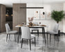 Salerno Side Chair in Beige/Black - 5909BES - FAMSA Furniture (TX)