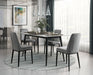 Salerno Dining Table in Black/Gray/White - 5909-59* - FAMSA Furniture (TX)