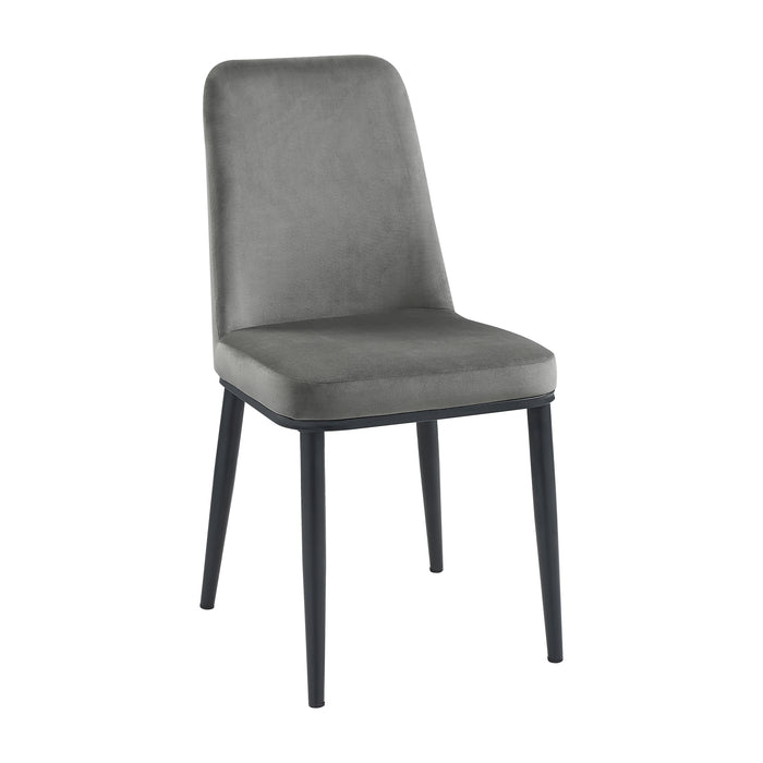 Salerno 5pc Set (TB+4S) in Black/Gray/White - 5909-59*5GY - FAMSA Furniture (TX)