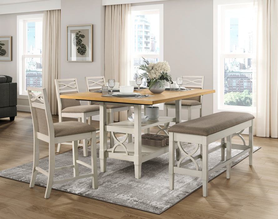 Maribelle Counter Height Chair in Gray - 5910-24 - FAMSA Furniture (TX)