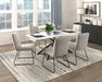 Benito Side Chair in Beige/Black - 5919S - FAMSA Furniture (TX)