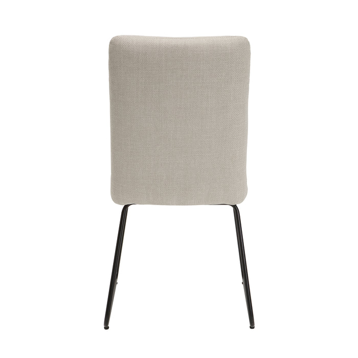 Benito Side Chair in Beige/Black - 5919S - FAMSA Furniture (TX)