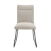 Benito Side Chair in Beige/Black - 5919S - FAMSA Furniture (TX)