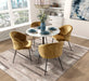 Cosimo Dining Table in Black/White - 5920-39RD* - FAMSA Furniture (TX)